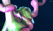 Doas' monster tentakel bevredigt Marie Roses' diepste verlangens