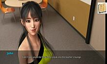 Emiko, une adolescente animée, montre ses courbes dans une vidéo Hentai érotique