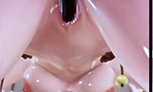 Hentai 3D animacija: Chun-lis erotično srečanje z ogromnim črnim tičem