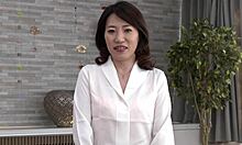 Japanese MILF Miho Notake's First Shooting as a Married Woman